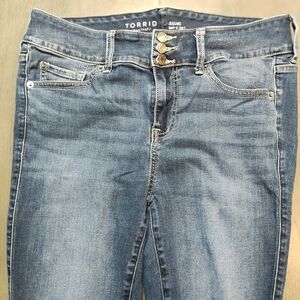 Torrid Jeggings Super Soft Blue Jeans 12R Women's